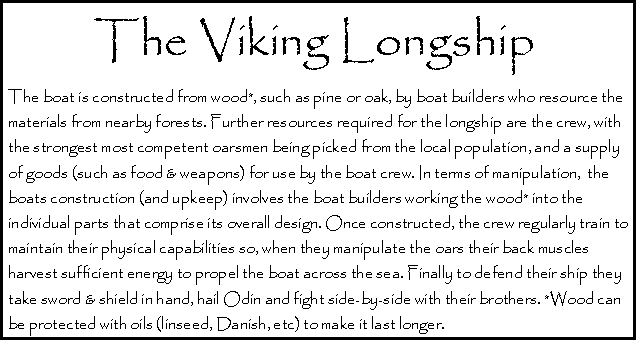The Viking Longship